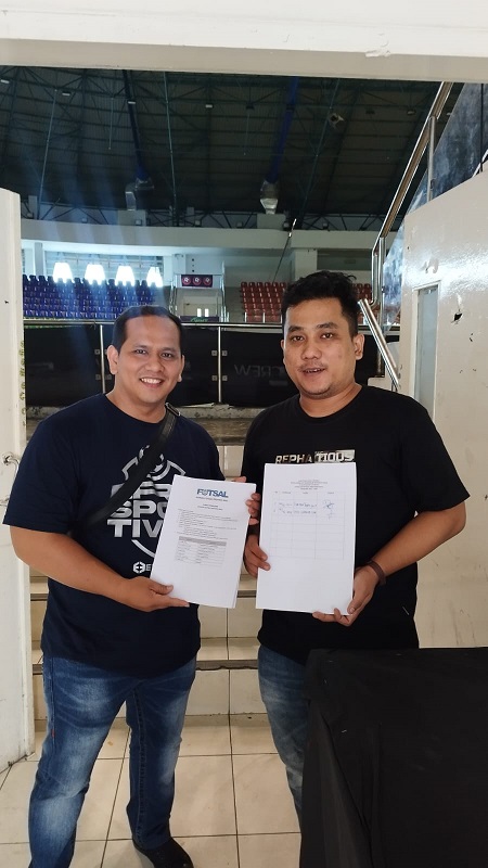 Ambil Formulir Pendaftaran, DHL siap pimpin Asosiasi Futsal Provinsi Riau